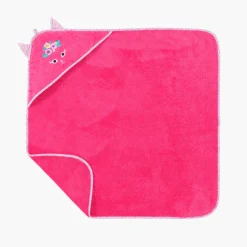 Sale Cape de bain coton Beachful fuchsia Enfant Capes De Bain