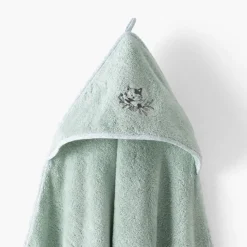 Fashion Cape de bain coton bio Jardine amande Enfant Capes De Bain