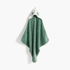 Discount Cape de bain coton Féeries vert tendre Enfant Capes De Bain