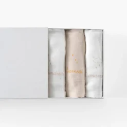 Clearance Coffret semainier de langes coton bio Bienvenue Enfant Coffrets Cadeaux|Nouveautés Bébénew