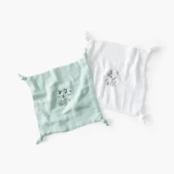Sale Doudou coton bio Jardine blanc Enfant Accessoires