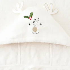 Online Drap de bain à capuche coton Xmasful ivoire Enfant Draps De Bain|Nouveautés Bébénew