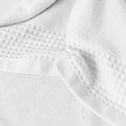 Store Drap de bain bouclette de coton biologique Source blanc Draps De Bain