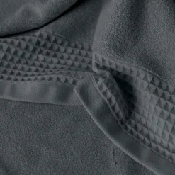 Clearance Drap de bain bouclette de coton biologique Source fusain Draps De Bain