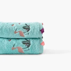 Outlet Drap de bain coton Aruba celadon Enfant Draps De Bain
