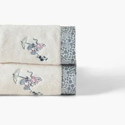 Outlet Drap de bain coton bio Dandine ivoire Enfant Draps De Bain