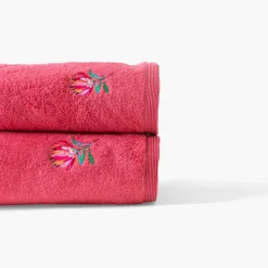 Flash Sale Drap de bain coton Protea rose pitaya Draps De Bain