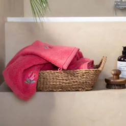 Flash Sale Drap de bain coton Protea rose pitaya Draps De Bain