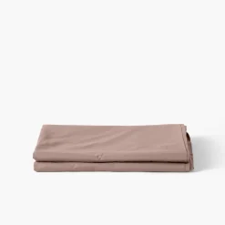 Online Drap de lit percale de coton Neo taupe Draps De Lit