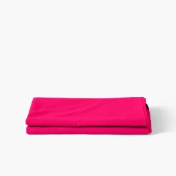 Cheap Drap de lit percale de coton Neo magenta Draps De Lit