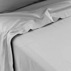Clearance Drap de lit percale de coton Neo gris Draps De Lit