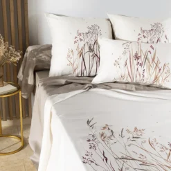 Sale Drap de lit satin de coton Aura Draps De Lit