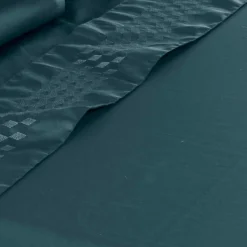 Shop Drap de lit satin de coton Cubes II vert cèdre Draps De Lit