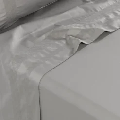 New Drap de lit satin de coton Titane Draps De Lit