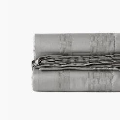 New Drap de lit satin de coton Titane Draps De Lit