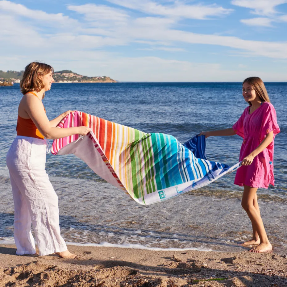 Online Drap de plage coton Colorfun La Plage