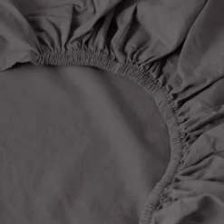 Hot Drap housse coton lavé Songe charbon Draps Housse