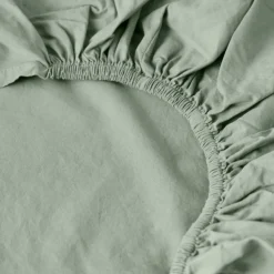 Online Drap housse coton lavé Songe eucalyptus Draps Housse