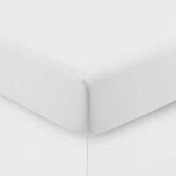 Outlet Drap housse coton lavé Songe blanc Draps Housse