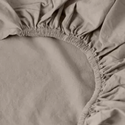 Flash Sale Drap housse coton lavé Songe grège Draps Housse