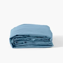 Cheap Drap housse coton lavé Songe bleu baltique Draps Housse