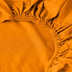 Cheap Drap housse coton lavé Songe curcuma Draps Housse