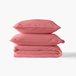 Shop Drap housse en pur coton lavé biologique Souffle pétale Draps Housse