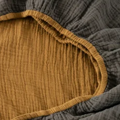 Best Drap housse gaze de coton Infini écorce et absynthe Draps Housse