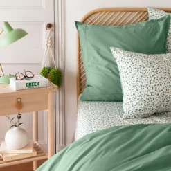 Cheap Drap housse percale de coton Neo thym végétal Draps Housse