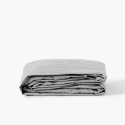 Outlet Drap housse percale de coton Neo gris Enfant Draps Housse|Draps Housse