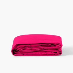 Fashion Drap housse percale de coton Neo magenta Draps Housse
