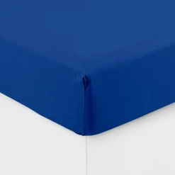 Shop Drap housse percale de coton Neo outremer Draps Housse