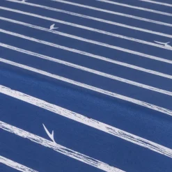 Best Sale Drap housse pur coton biologique imprimé rayures Odyssée Enfant Draps Housse