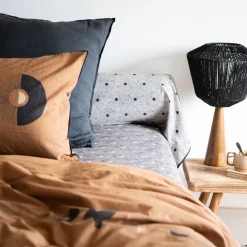 Shop Drap housse pur coton lavé Eclipse Draps Housse