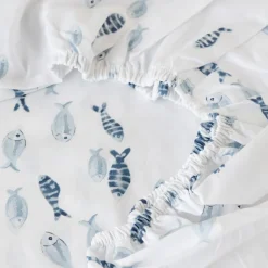 Cheap Drap housse pur coton Océanos Enfant Draps Housse