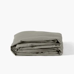 Online Drap housse satin de coton lavé biologique Quartz jade Draps Housse