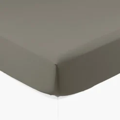 Online Drap housse satin de coton lavé biologique Quartz jade Draps Housse