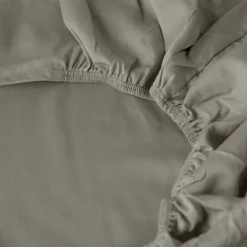 Online Drap housse satin de coton lavé biologique Quartz jade Draps Housse