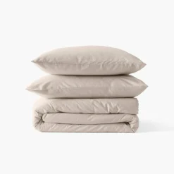 Store Drap housse satin de coton lavé bio Quartz dune Femme Coffrets Cadeaux|Draps Housse