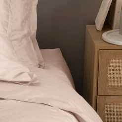 Cheap Drap housse satin de coton uni Prestige nacre Draps Housse