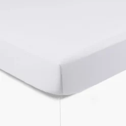 Best Sale Drap housse satin de coton uni Prestige blanc Draps Housse