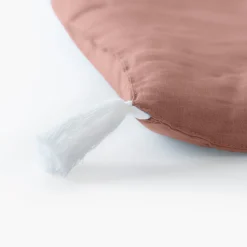 Cheap Edredon lin et coton lavé Songe rose cendré Plaids Et Couvre-lits|Plaids