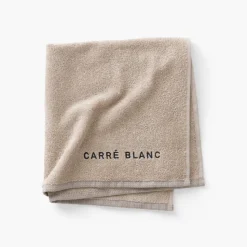 Cheap Essuie mains coton Signature grège Torchons & Essuie-mains