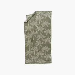 Shop Fouta coton Cocotier kaki La Plage