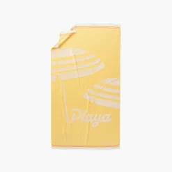 Shop Fouta coton Laplaya jaune La Plage