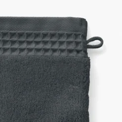 Cheap Gant de toilette bouclette de coton biologique Source fusain Gants De Toilette