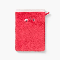 Sale Gant de toilette coton Atlantis corail Enfant Gants De Toilette