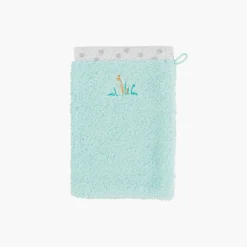 Best Gant de toilette coton biologique Devine céladon Enfant Gants De Toilette