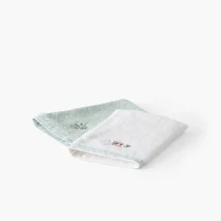 Shop Gant de toilette coton bio Jardine blanc Enfant Gants De Toilette