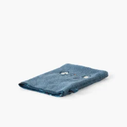 Sale Gant de toilette coton Happyful bleu céleste Enfant Gants De Toilette